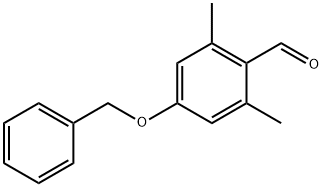 4-苄氧基-2,6-二甲基苯甲醛 结构式