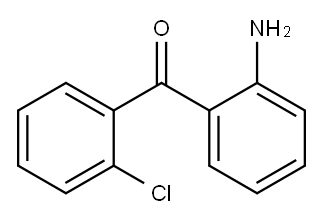 2-AMINO-2'-CHLOROBENZOPHENONE 结构式