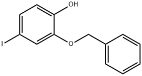 2-(苄氧基)-4-碘苯酚 结构式