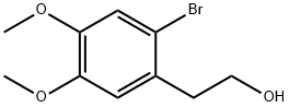 2-溴-4,5-二甲氧基苯乙醇 结构式