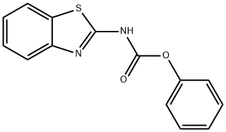 PHENYL 1,3-BENZOTHIAZOL-2-YLCARBAMATE 结构式