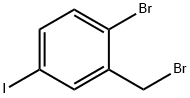 2-溴-5-碘溴苄 结构式