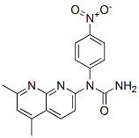 Urea, N-(5,7-dimethyl-1,8-naphthyridin-2-yl)-N-(4-nitrophenyl)- (9CI) 结构式