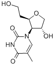 1,4-ANHYDRO-3,5-DIDEOXY-3-(3,4-DIHYDRO-5-METHYL-2,4-DIOXO-1(2H)-PYRIMIDINYL)-D-XYLO-HEXITOL 结构式