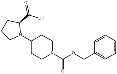 (S)-1-(1-((Benzyloxy)carbonyl)piperidin-4-yl)pyrrolidine-2-carboxylicacid