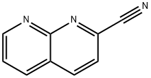 1,8-NAPHTHYRIDINE-2-CARBONITRILE 结构式