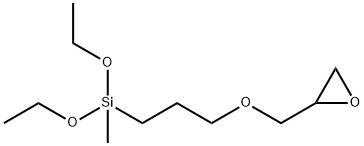 3-缩水甘油醚氧基丙基甲基二乙氧基硅烷 结构式
