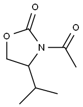 2-Oxazolidinone, 3-acetyl-4-(1-methylethyl)- (9CI) 结构式