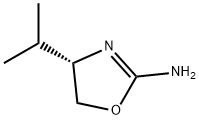 2-Oxazolamine,4,5-dihydro-4-(1-methylethyl)-,(4S)-(9CI) 结构式