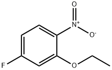 2-ETHOXY-4-FLUORO-1-NITROBENZENE 结构式