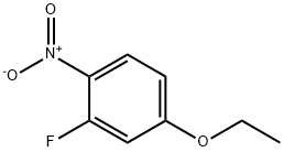 4-乙氧基-2-氟-1-硝基苯 结构式