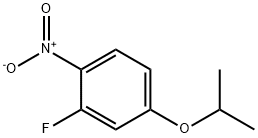 2-氟-4-异丙氧基-1-硝基苯 结构式