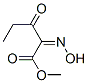 Pentanoic acid, 2-(hydroxyimino)-3-oxo-, methyl ester, (2Z)- (9CI) 结构式