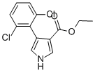 4-(2,6-DICHLOROPHENYL)-1H-PYRROLE-3-CARBOXYLIC ACID ETHYL ESTER 结构式