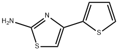 4-噻吩-2-基-噻唑-2-胺 结构式