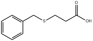 3-(苄硫基)丙酸 结构式