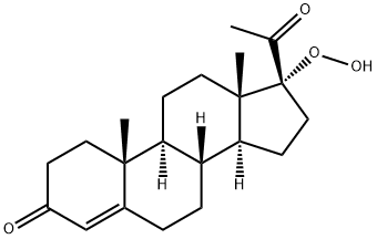 progesterone 17 alpha-hydroperoxide 结构式