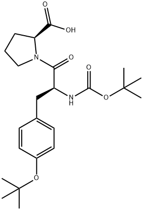 Boc-Tyr(tBu)-Pro-OH 结构式