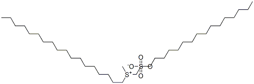 methyldioctadecylsulphonium methyl sulphate 结构式