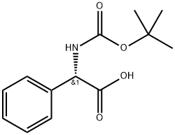 BOC-L-苯甘氨酸 结构式
