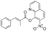 2-Benzylidenepropanoic acid 7-nitro-8-quinolyl ester 结构式