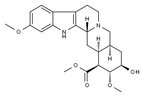 利血平酸甲酯 结构式