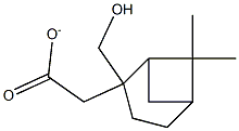 (6,6-dimethylbicyclo[3.1.1]hept-2-yl)methyl acetate 结构式