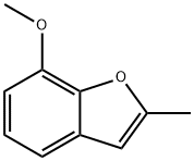 Benzofuran,  7-methoxy-2-methyl- 结构式