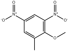 2-甲基-4,6-二硝基苯甲醚 结构式