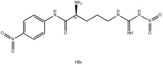 H-ARG(NO2)-PNA · HBR 结构式