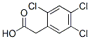 2,4,5-Trichlorophenylacetic acid 结构式