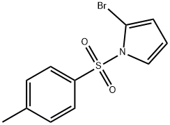 2-溴-N-(对甲基苯磺酰基)吡咯 结构式