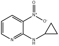 N-环丙基-3-硝基吡啶-2-胺 结构式