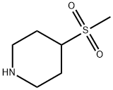 4-甲磺酰基-哌啶 结构式