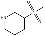 3-(甲基磺酰基)哌啶 结构式