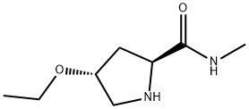 2-Pyrrolidinecarboxamide,4-ethoxy-N-methyl-,(2S,4R)-(9CI) 结构式