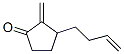 Cyclopentanone, 3-(3-butenyl)-2-methylene- (9CI) 结构式