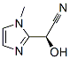 1H-Imidazole-2-acetonitrile,alpha-hydroxy-1-methyl-,(alphaS)-(9CI) 结构式