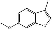 6-甲氧基-3-甲基苯并呋喃 结构式