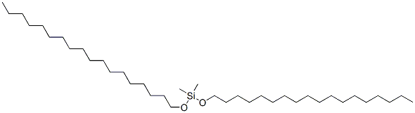 dimethylbis(octadecyloxy)silane 结构式