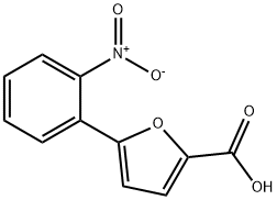 5-(2-硝基苯)-2-糠酸 结构式
