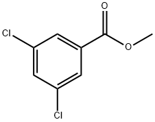 3,5-二氯苯甲酸甲酯 结构式