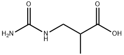 Β-脲基异丁酸 结构式