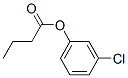 Butyric acid m-chlorophenyl ester 结构式