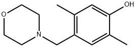 2,5-DIMETHYL-4-MORPHOLINOMETHYLPHENOL 结构式