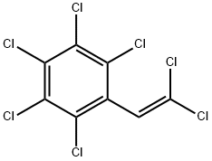 Β,Β,2,3,4,5,6-七氯苯乙烯 结构式