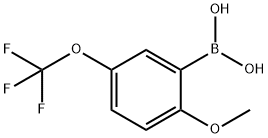 2-METHOXY-5-(TRIFLUOROMETHOXY)PHENYLBORONIC ACID 结构式