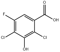 2,4-Dichloro-5-fluoro-3-hydroxybenzoicacid