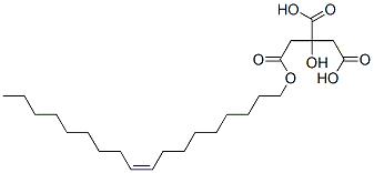 (Z)-9-octadecenyl dihydrogen 2-hydroxypropane-1,2,3-tricarboxylate 结构式