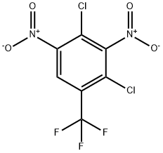 2,4-二氯-3,5-二硝基三氟甲苯 结构式